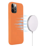 iPhone 12 / 12 Pro Silikonetui Orange MagSafe