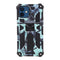 EIDERWOOD iPhone 12 Mini Camouflage Håndværker Bagside Cover m. Kickstand - Turkis / Sort