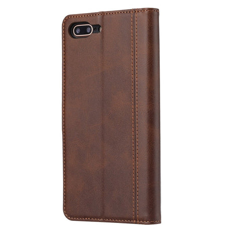 iPhone SE (2022/2020) / 8/7 Leather Flip Cover m. Kortholdere - Brun