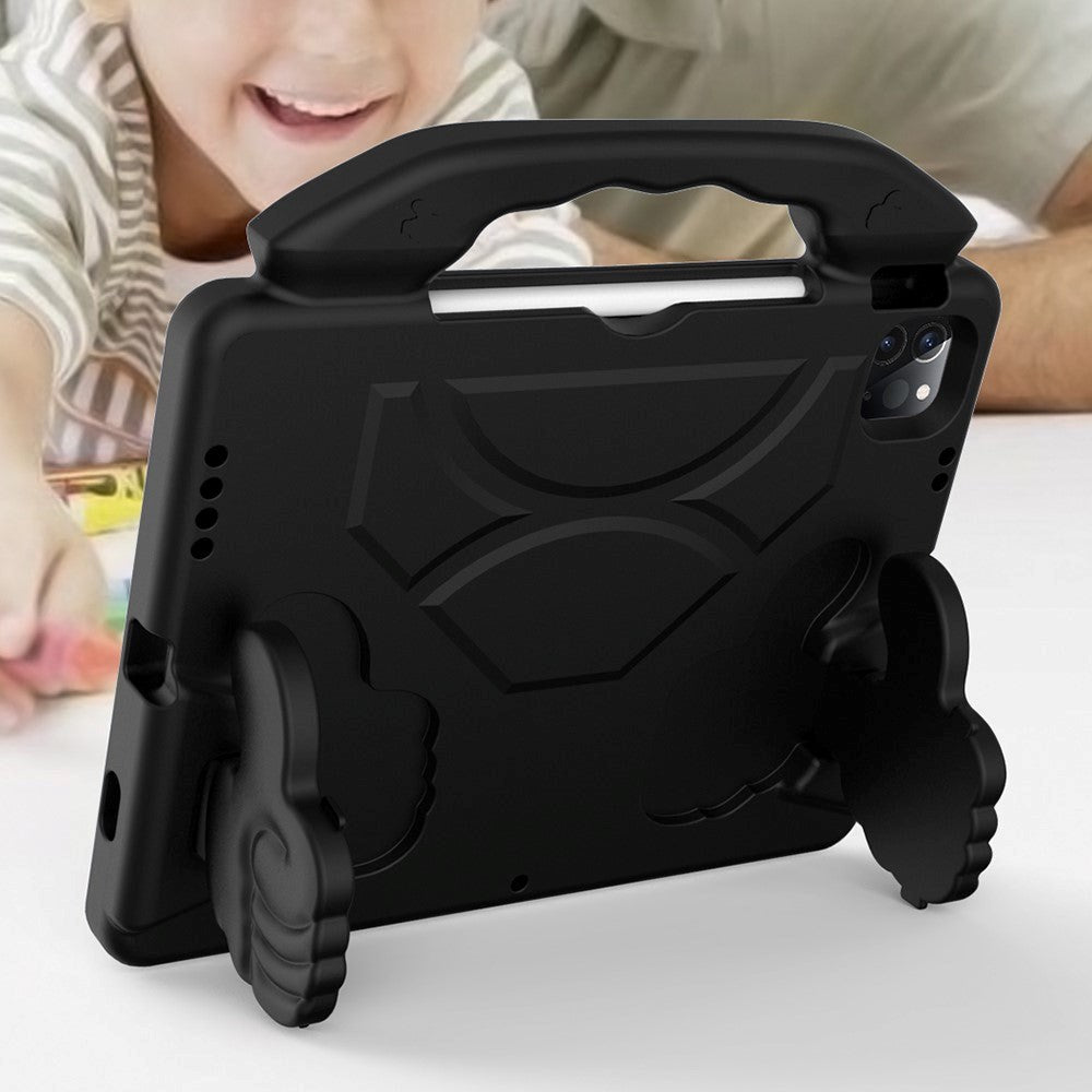 iPad Air (2022/2020) / iPad Pro 11 (2021/2020/2018) Barnetui - Tommelstøttedeksel svart