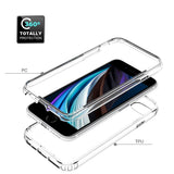 iPhone 6/6s/7/8/SE (2020)/(2022) Full Protection Bagside Cover - Gennemsigtig