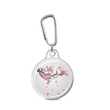 Apple AirTag plastdeksel m. Karabinkrok - Kirsebærtre 