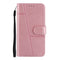 iPhone 8 Plus / 7 Plus Leather Flip Cover m. Lommebok og stropp - Rosa