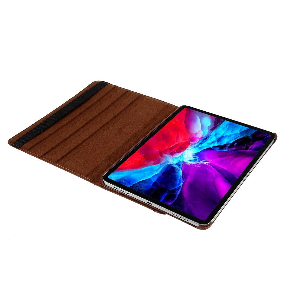 iPad Pro 12,9" (2022 / 2021 / 2020 / 2018) Flip Cover med stativfunksjon - Brun