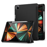iPad Pro 10.2 (2022/2021/2020) ESR Rebound Plastic Flip ase – Svart