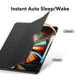 iPad Pro 10.2 (2022/2021/2020) ESR Rebound Plastic Flip ase – Svart