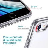 iPhone SE (2022), iPhone SE (2020), iPhone 8 og iPhone 7 ESR fleksibelt plastdeksel m. Stativ - Gjennomsiktig