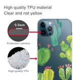 iPhone 13 Pro Max fleksibelt plastdeksel - kaktus