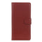 iPhone 13 Mini Litchi Leather Flip Cover m. Lommebok- og stativfunksjon - brun