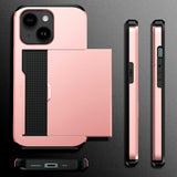iPhone 13 Craftsman Cover m. Kortholder - Rose Gold