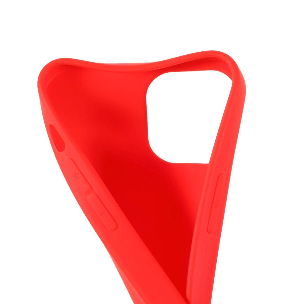 iPhone 13 Mini fleksibelt plastdeksel - rød