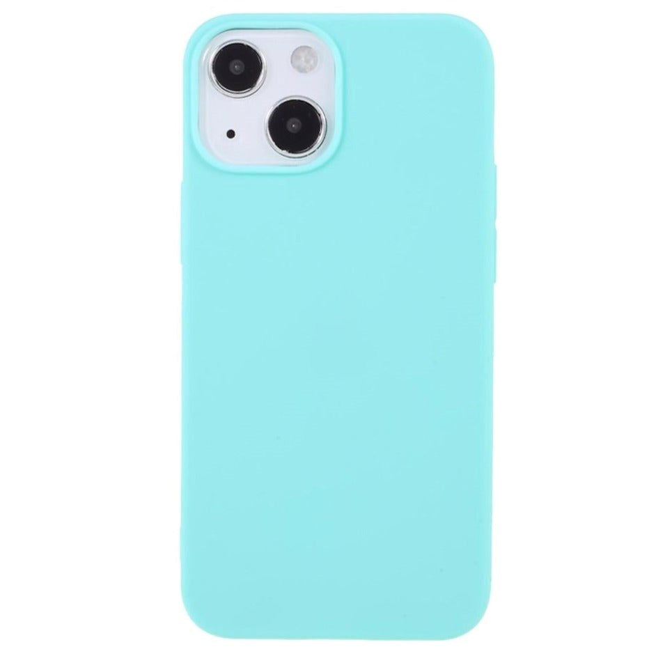iPhone 13 Mini fleksibelt plastdeksel - Cyan