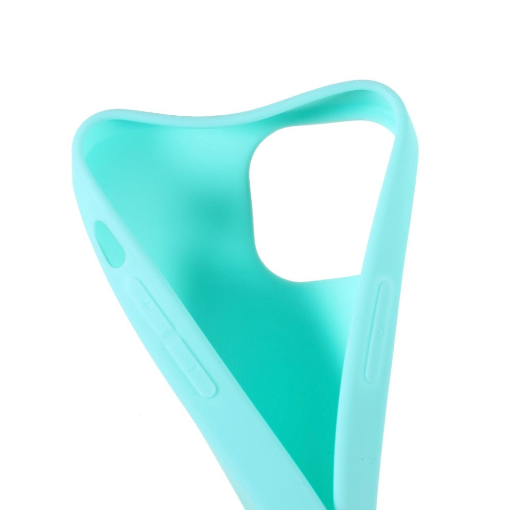 iPhone 13 Mini fleksibelt plastdeksel - Cyan