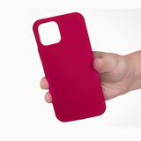 EIDERWOOD iPhone 13 Silikone Cover - Foret Inderside - Mørkerød
