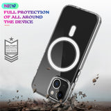 iPhone 13 EIDERWOOD Fleksibelt Plastik Cover - MagSafe Kompatibel - Gennemsigtig / Hvid
