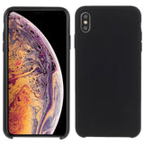 iPhone XS Max Silikon Bakdeksel - Svart