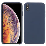 iPhone XS Max Silikon Bakdeksel - Blå