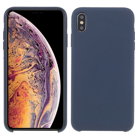 iPhone XS Max Silikon Bakdeksel - Blå