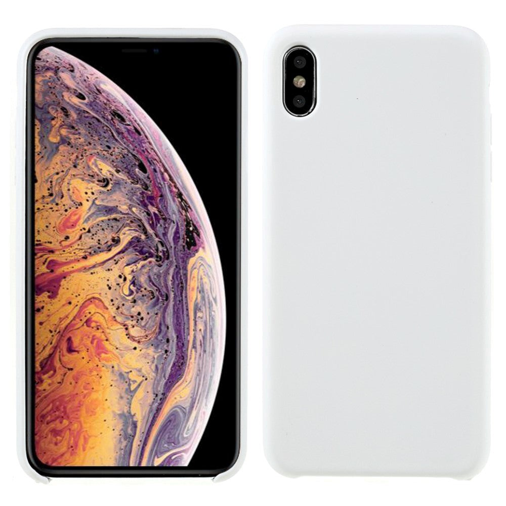 iPhone XS Max Silikon Bakdeksel - Hvit