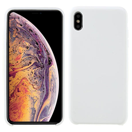 iPhone XS Max Silikon Bakdeksel - Hvit