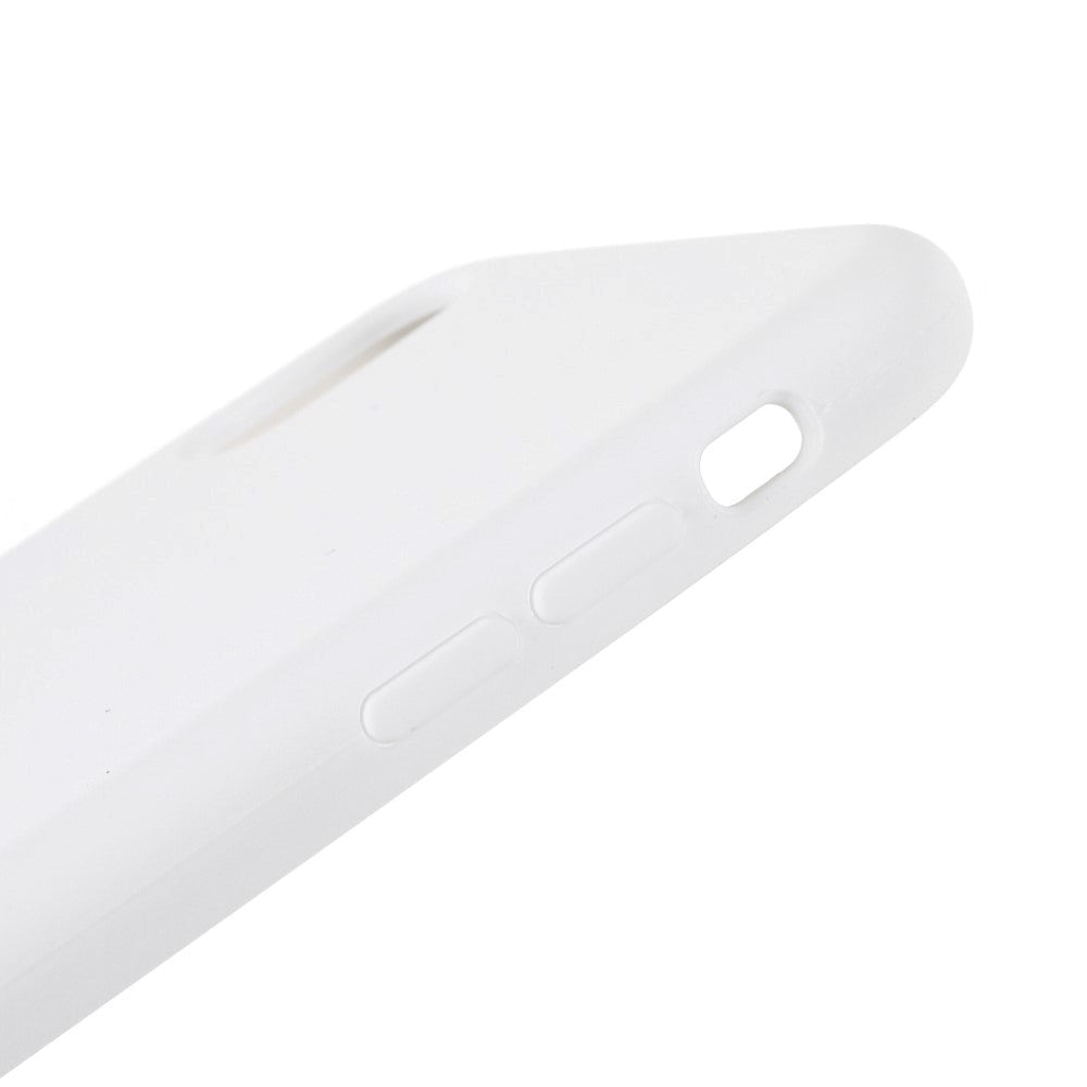 iPhone XS Max Silikon Bakdeksel - Hvit