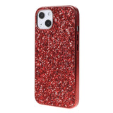EIDERWOOD iPhone 13 Mini Glitter Hybrid Bakdeksel - Rød