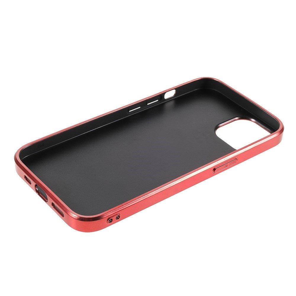 EIDERWOOD iPhone 13 Mini Glitter Hybrid Bakdeksel - Rød