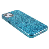 EIDERWOOD iPhone 13 Mini Glitter Hybrid Bakdeksel - Blå