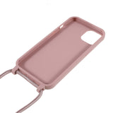 iPhone 13 fleksibelt deksel m. Snor - Rosa