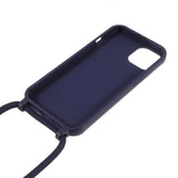 iPhone 13 fleksibelt deksel m. Snor - blå