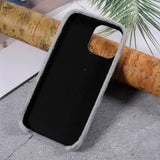 iPhone 13 Plastic Bakdeksel - Plysj Love Beads - Grå