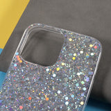 iPhone 13 Mini Glitter Bakdeksel - Sølv