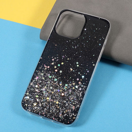 iPhone 13 Mini Glitter Bakdeksel - Svart
