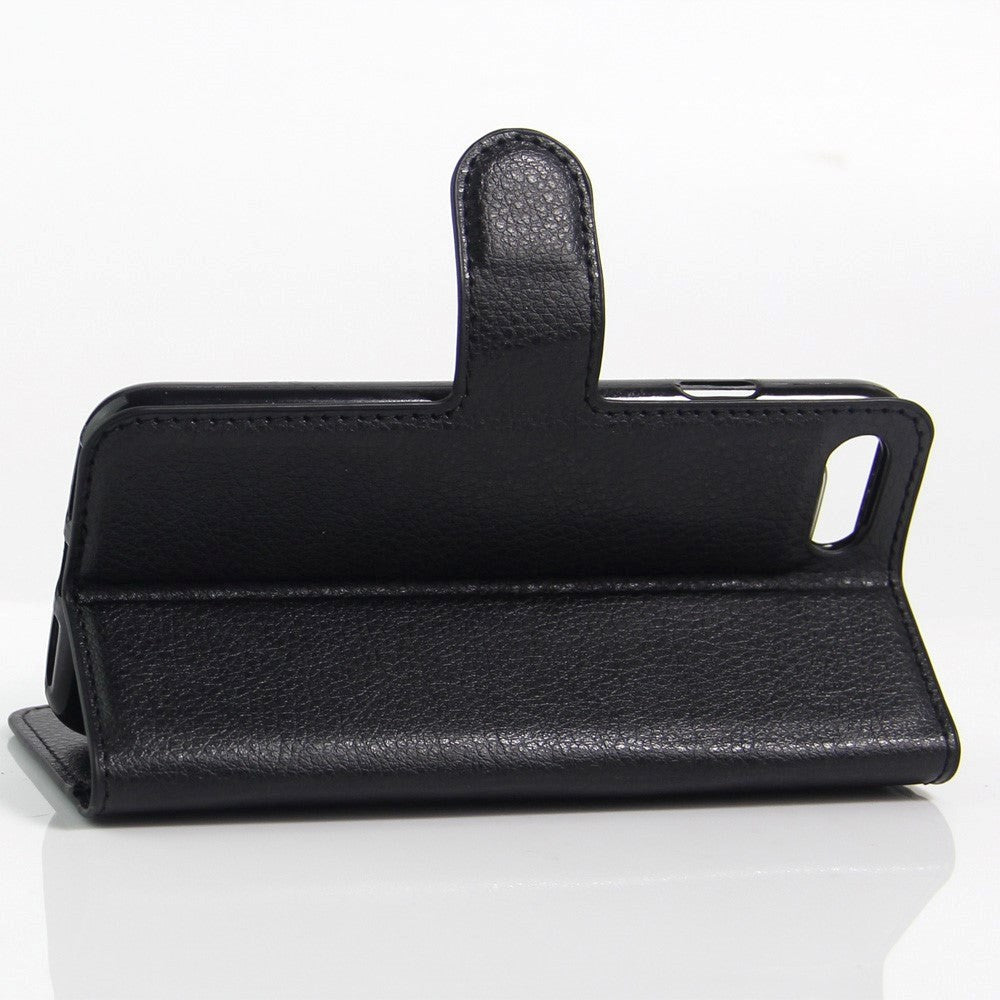 Apple iPhone SE (2022/2020)/8/7 PU-skinn FlipCover m. Kortholder - Sort