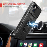 iPhone 13 Craftsman Bakdeksel + Skjermbeskytter i herdet glass - Svart