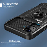 iPhone 13 Craftsman Bakdeksel + Skjermbeskytter i herdet glass - Svart