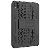 iPad Mini (2021) Håndværker Bagside Cover m. Dæk Design & Ståfunktion - Sort