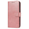 iPhone 13 Leather Flip Cover m. Lommebok og magnetisk lukking - Rose gull
