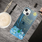 iPhone 13 Plast Juletui - Gjennomsiktig - Julaften