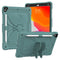 iPad 10,2" (2021 / 2020 / 2019) Butterfly Kickstand Kids Case - Mørkegrønn
