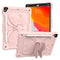 iPad 10,2" (2021 / 2020 / 2019) Butterfly Kickstand Kids Case - Rosa