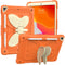 iPad 10,2" (2021 / 2020 / 2019) Butterfly Kickstand Kids Case - oransje og grå