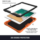 iPad (2018) / iPad (2017) / iPad Air 2 Butterfly Kickstand Børne Cover - Orange