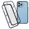 iPhone 13 Pro magnetisk metalldeksel m. Glass foran og bak - svart