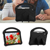 EIDERWOOD barnevennlig deksel for iPad mini (2024) / mini (2021) med støtteben - svart