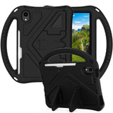 EIDERWOOD barnevennlig deksel for iPad mini (2024) / mini (2021) med støtteben - svart