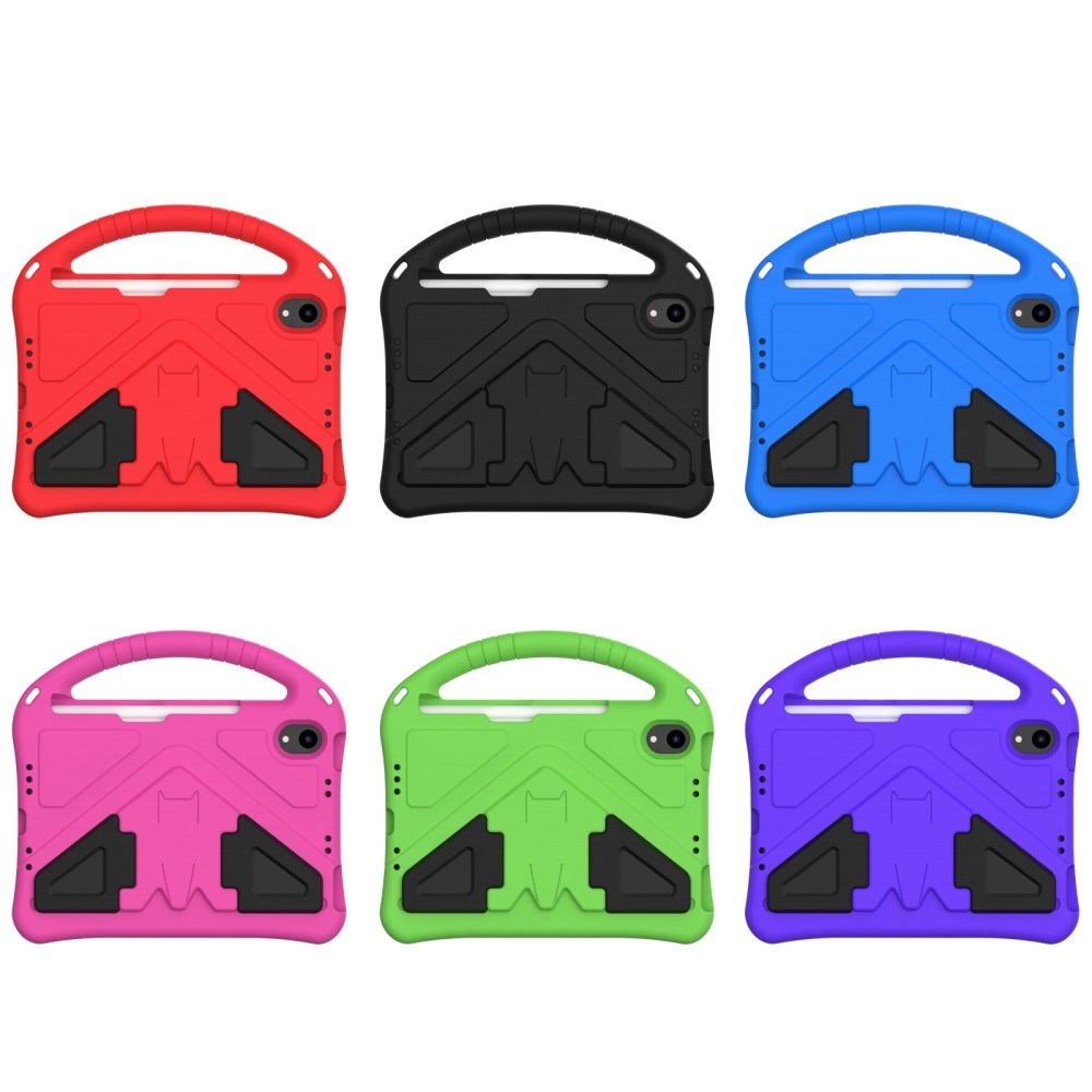 EIDERWOOD barnevennlig deksel for iPad mini (2024) / mini (2021) med støtteben - svart