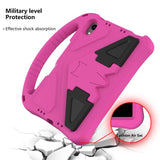 EIDERWOOD barnevennlig deksel for iPad mini (2024) / mini (2021) med støtteben - rosa