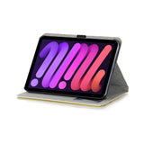 iPad Mini (2021) Kunst Læder Cover m. Kortholder & Touch Pen Holder - Duck