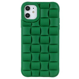 iPhone 11 Gitter Tekstur Silikone Bagside Cover - Grøn
